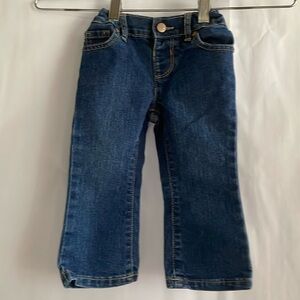 The Children’s Place Flare Leg Denim Dark Wash Baby Size 18-24 Months
